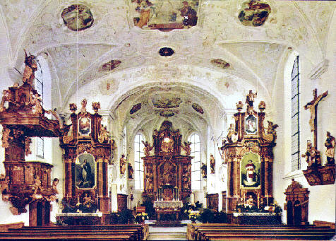 Inside view of St Martin
